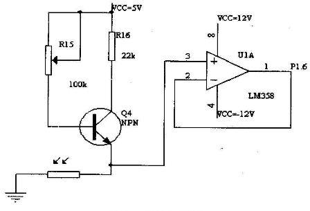 图8 光控电路图